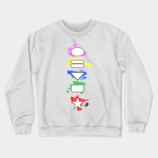 power rangers zeo design1 Crewneck Sweatshirt